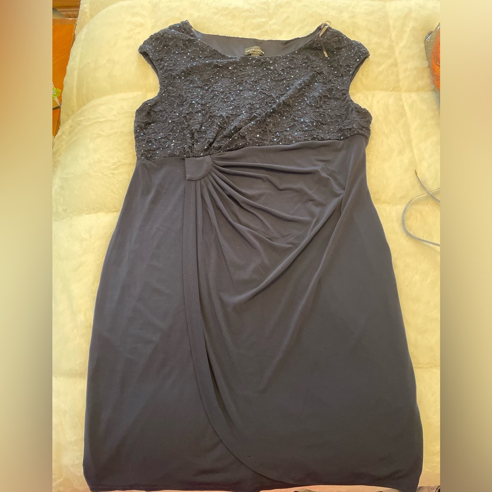 Connected Apparel Lace/Sequin Dress
